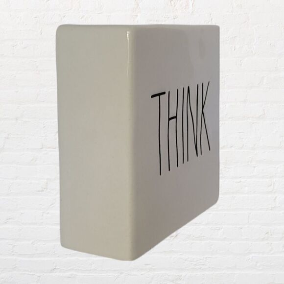 Rae Dunn Double Sided Think Evolve Block - Picture 8 of 9